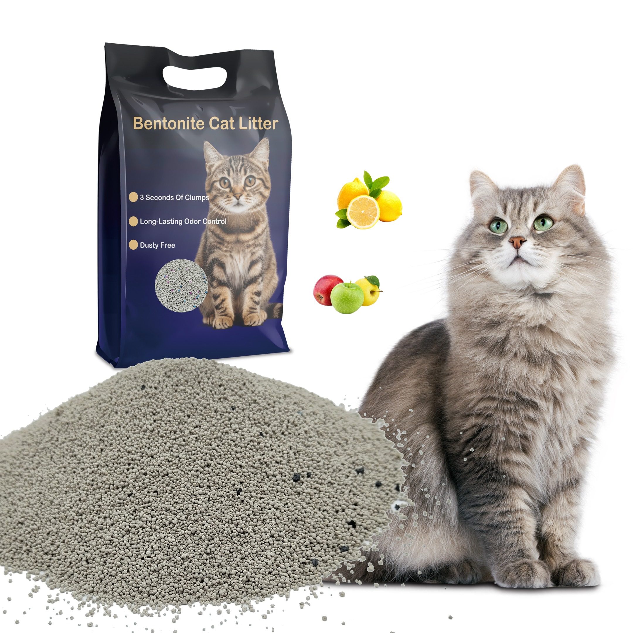 100%Natural Bentonite Cat Litter